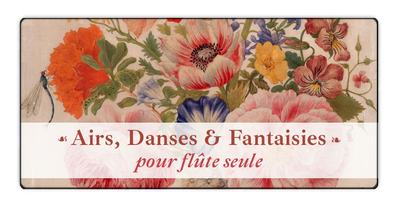 Laure Stehlin - Air, danses et fantaisies pour flute seule