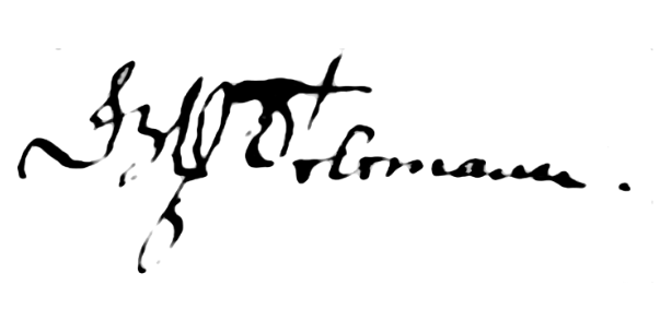 Signature Telemann